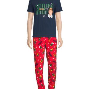 NEW 2Pc M Men's Buddy the Elf SMILING IS MY FAVORITE Pajamas